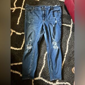 EUC Old Navy size 22 High Rise Rockstar Super Skinny jeans